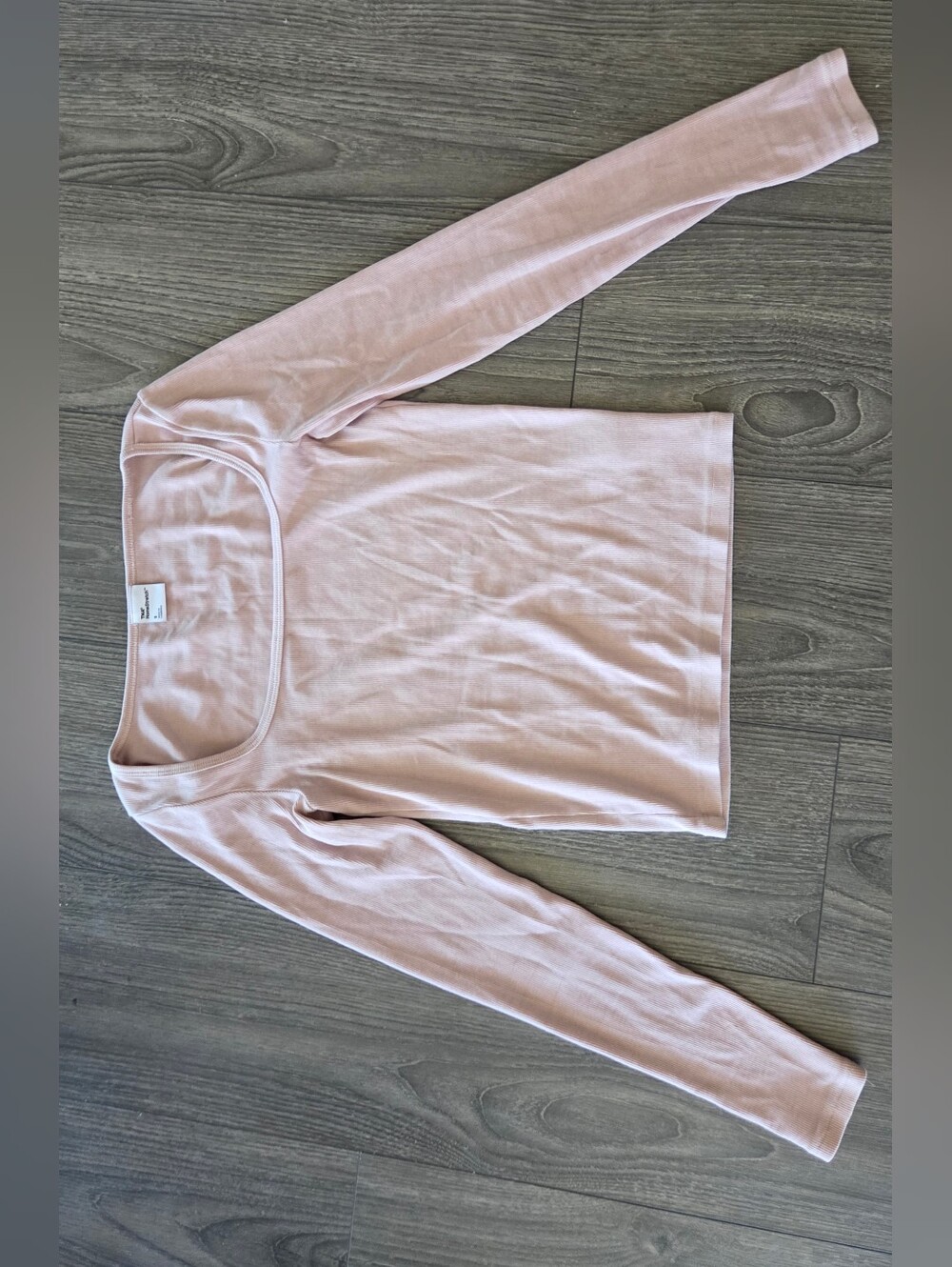 ARITZIA Homestretch Rib Squareneck Long Sleeve